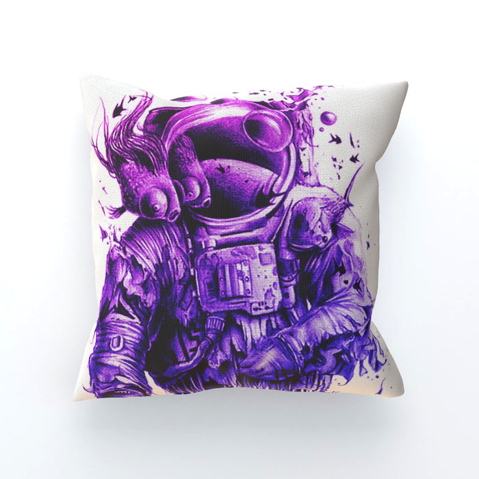 Cushions - Aqua Spaceman - printonitshop