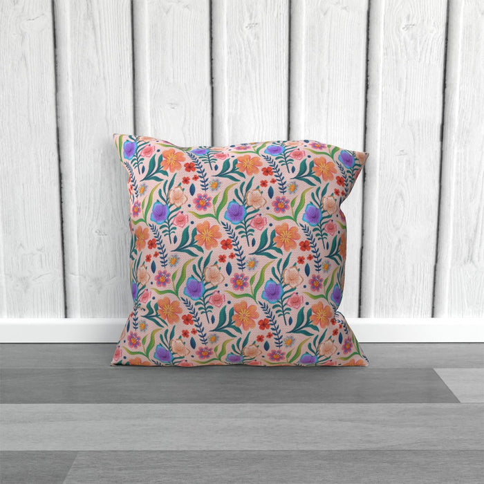 Cushions - Very Floral Peach - printonitshop