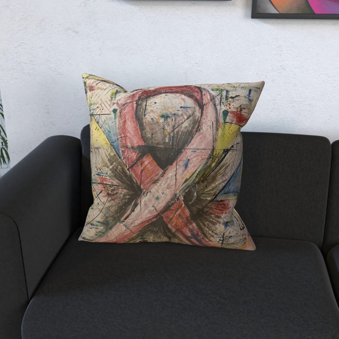 Cushions - Pink Ribbon - CJ Designs - printonitshop