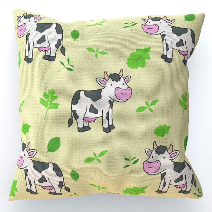Cushions - Yellow Cows - printonitshop