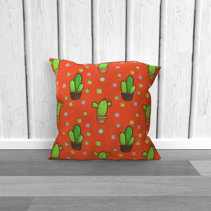 Cushions - Cactus on Orange - printonitshop