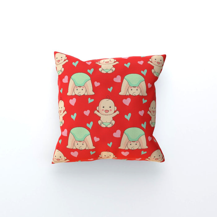 Cushions - Babies on Red - printonitshop