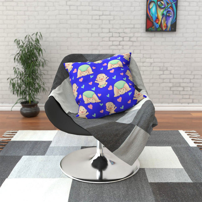 Cushions - Babies on Blue - printonitshop