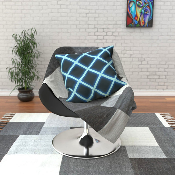 Cushions - Neon Blue - printonitshop