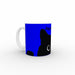 11oz Ceramic Mug - Kitty - Personalised - Blue - Print On It