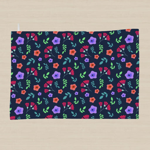 Tea Towel - Dark Floral - printonitshop