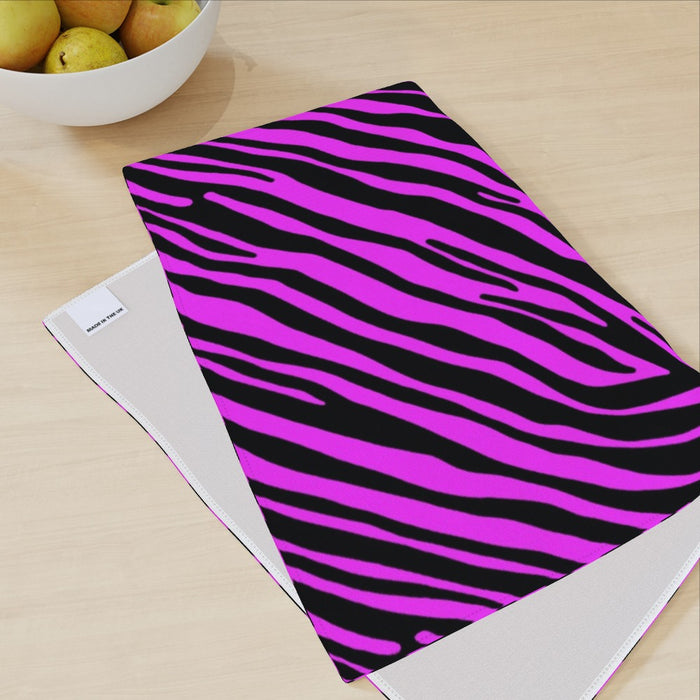 Tea Towel - Pink Zebra - printonitshop