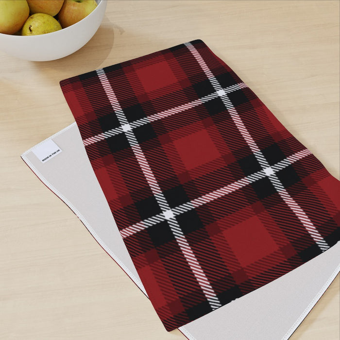 Tea Towel - Textured Fabric Red - printonitshop