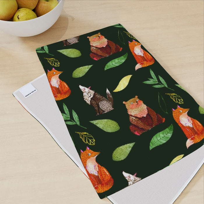 Tea Towel - Bear.Wolf.Fox - printonitshop