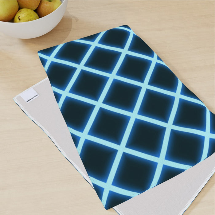 Tea Towel - Neon Blue - printonitshop