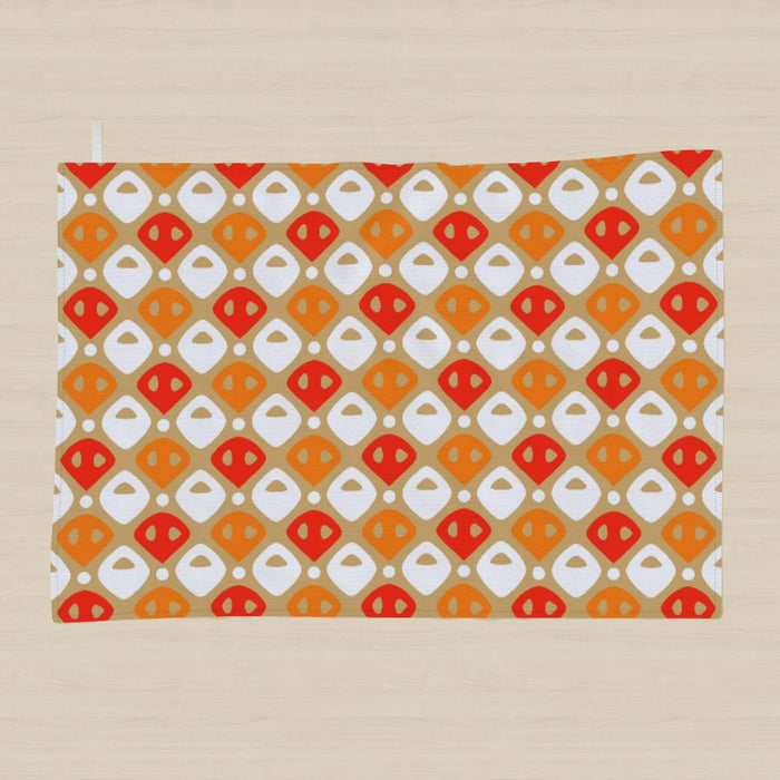 Tea Towel - Abstract Orange - printonitshop
