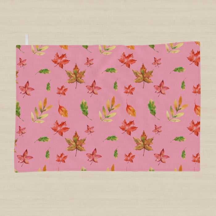 Tea Towel - Autumn Pink - printonitshop