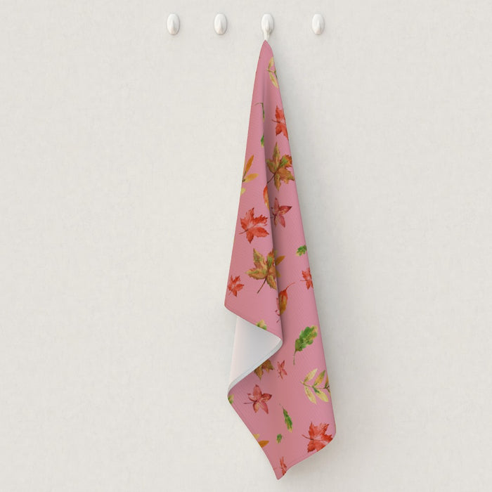 Tea Towel - Autumn Pink - printonitshop
