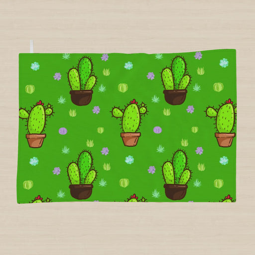 Tea Towel - Cactus Green - printonitshop