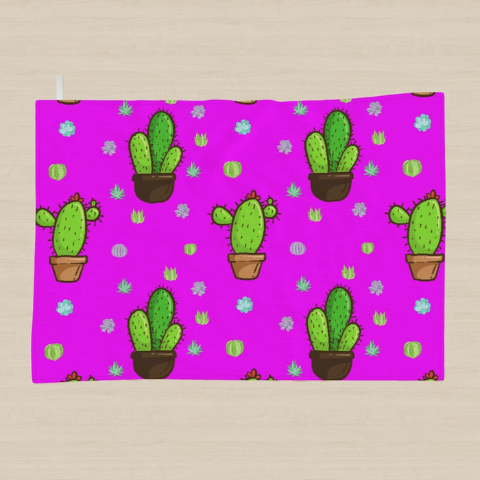 Tea Towel - Cactus Pink - printonitshop