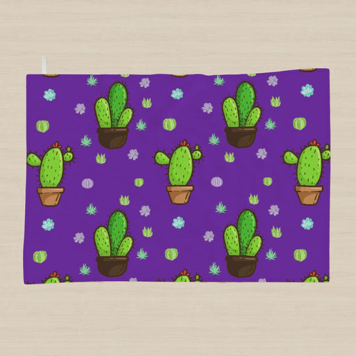 Tea Towel - Cactus Purple - printonitshop