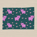 Tea Towel - Pigs on Green - printonitshop