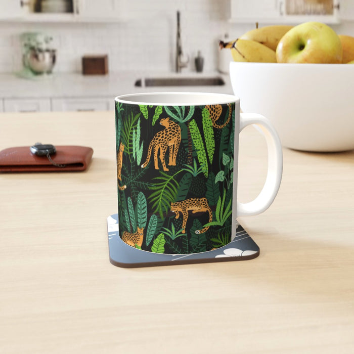 11oz Ceramic Mug - Leopard Jungle - printonitshop