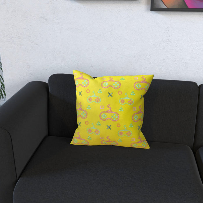 Cushions - Gaming Neon Yellow - printonitshop