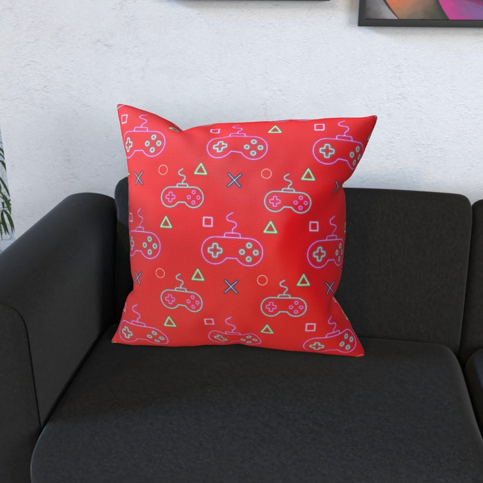 Cushions - Gaming Neon Red - printonitshop