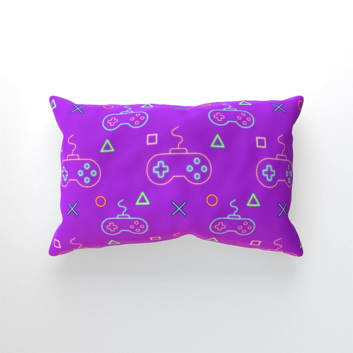 Cushions - Gaming Neon Purple - printonitshop