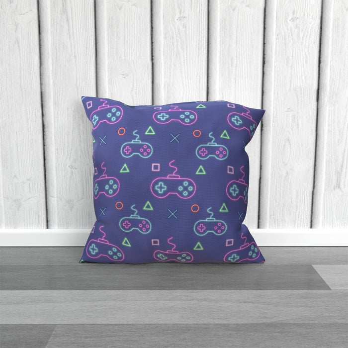 Cushions - Gaming Neon Light Purple - printonitshop
