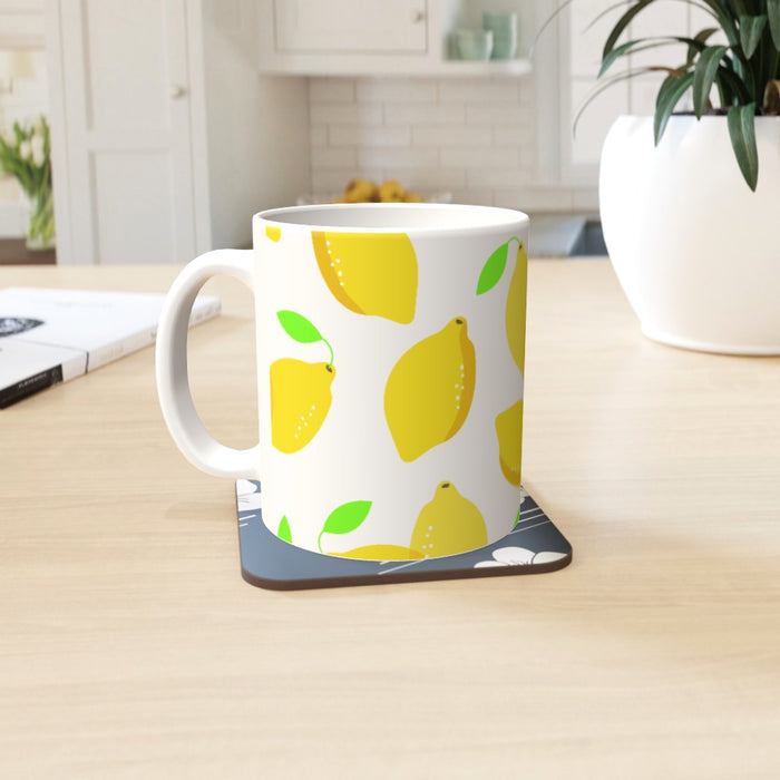 11oz Ceramic Mug - Lemons - printonitshop