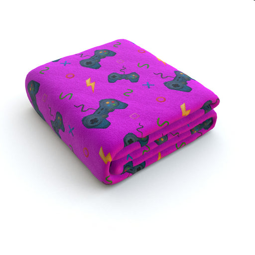 Blanket - Shocking Pink Gaming - printonitshop