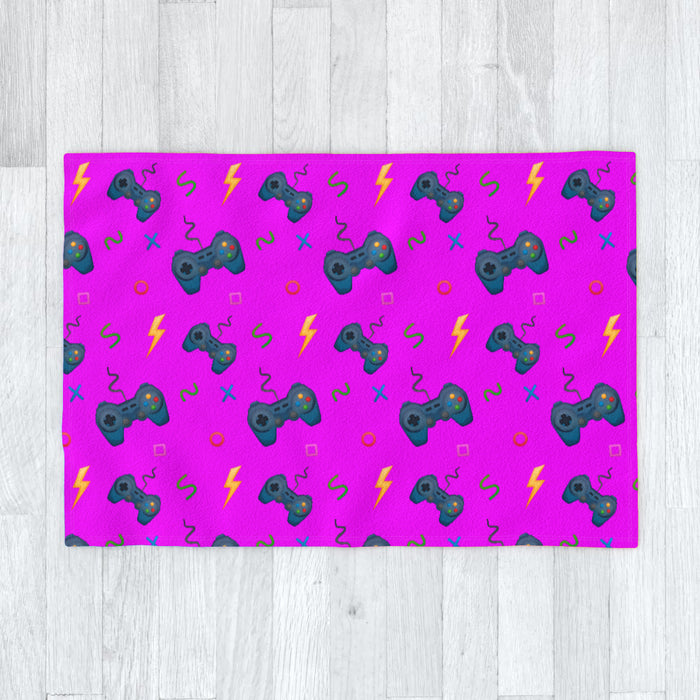 Blanket - Shocking Pink Gaming - printonitshop