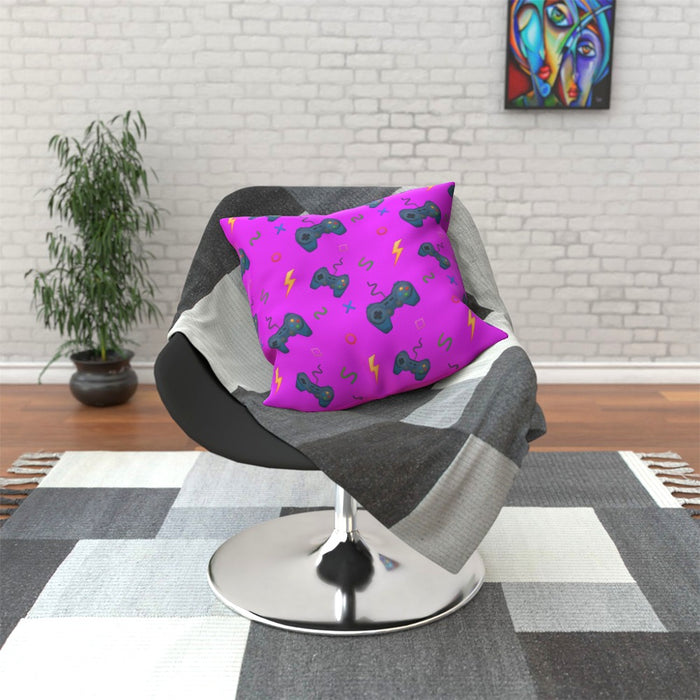 Cushions - Shocking Pink Gaming - printonitshop
