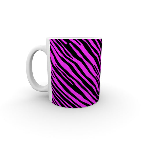11oz Ceramic Mug - Pink Zebra - printonitshop