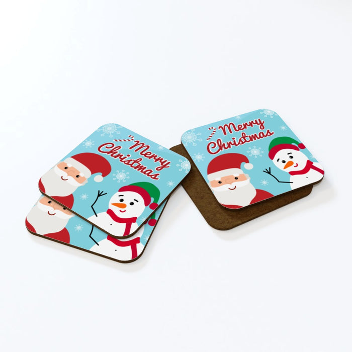 Coasters - Merry Christmas from Santa - printonitshop