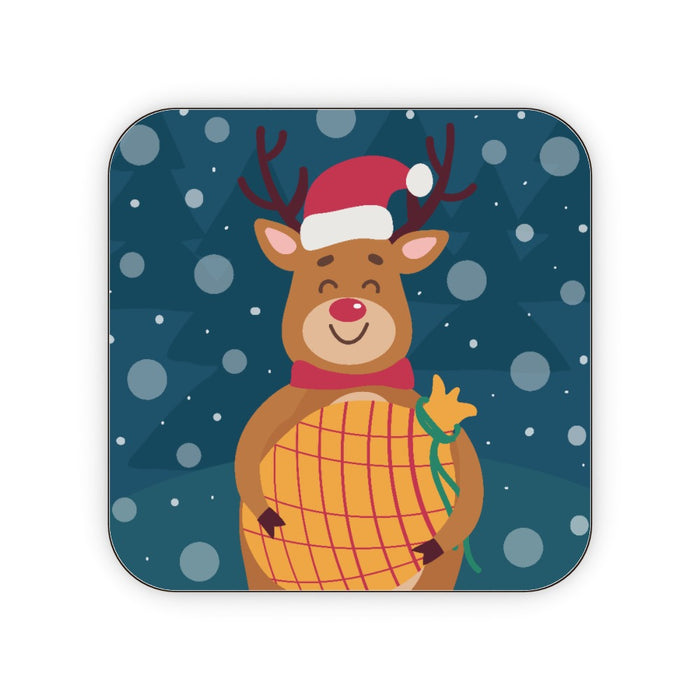 Coasters - Reindeer Smily - printonitshop