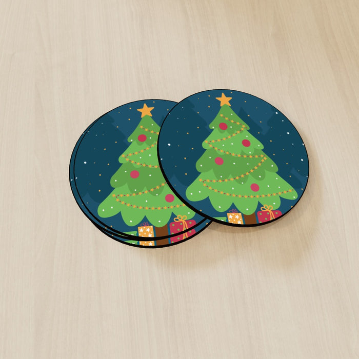Coasters - Christmas Tree - printonitshop