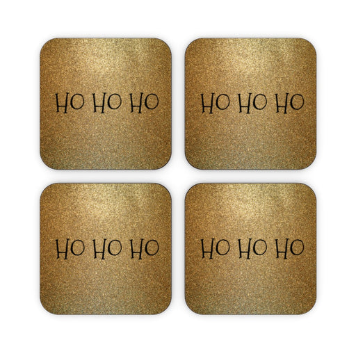 Coasters - Sparkle - Ho Ho Ho - printonitshop
