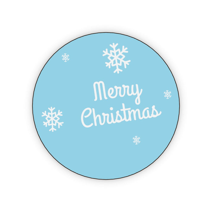 Coasters - Merry Christmas Blue - printonitshop