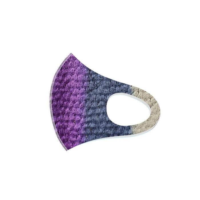 Ear Loop Mask - Velvet Stripes - printonitshop