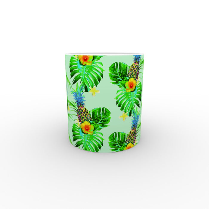 11oz Ceramic Mug - Tropical Green - printonitshop