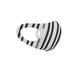 Ear Loop Mask - Black and White Structure - printonitshop
