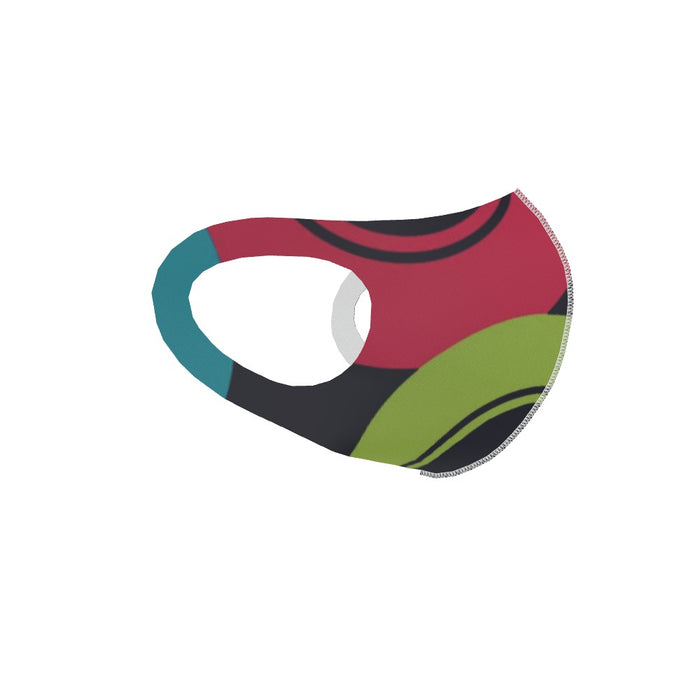 Ear Loop Mask - Abstract Circles - printonitshop