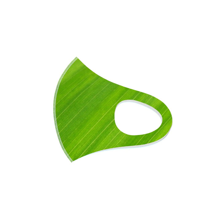 Ear Loop Mask - Green Linear - printonitshop