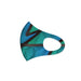 Ear Loop Mask - Abstract Waves Blue / Green - printonitshop