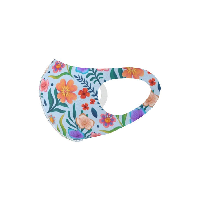 Ear Loop Mask - Very Floral Blue - printonitshop