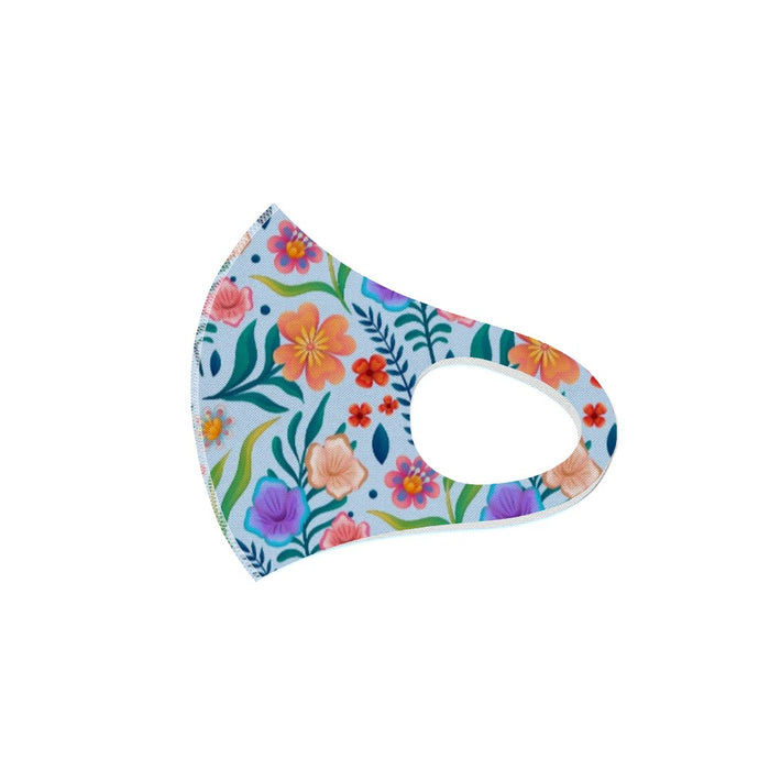 Ear Loop Mask - Very Floral Blue - printonitshop