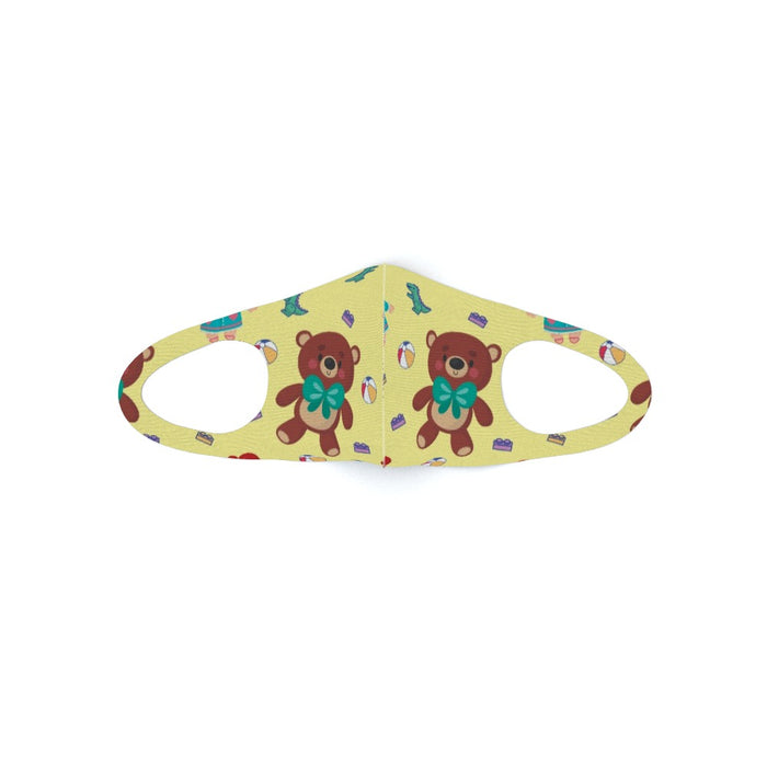 Ear Loop Mask - Toys Yellow - printonitshop