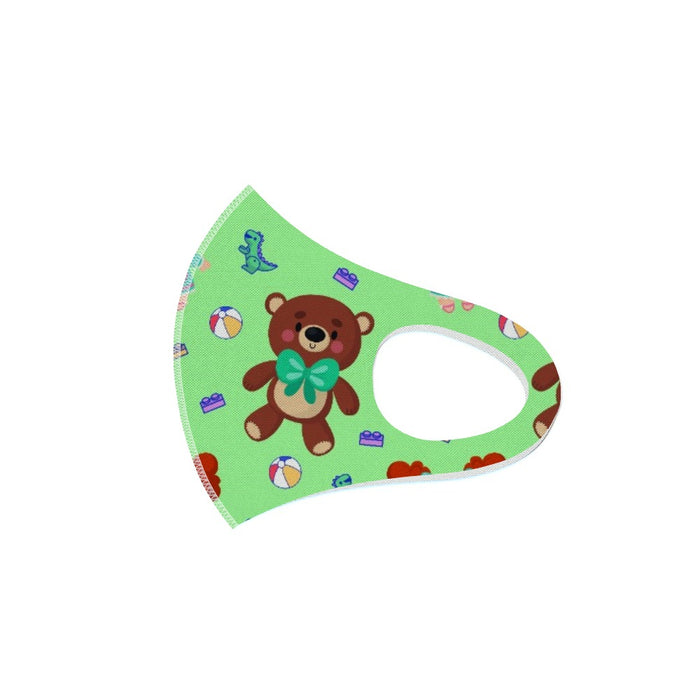 Ear Loop Mask - Toys Green - printonitshop