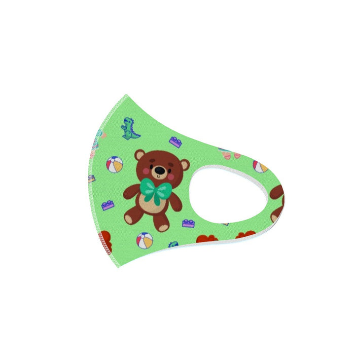 Ear Loop Mask - Toys Green - printonitshop