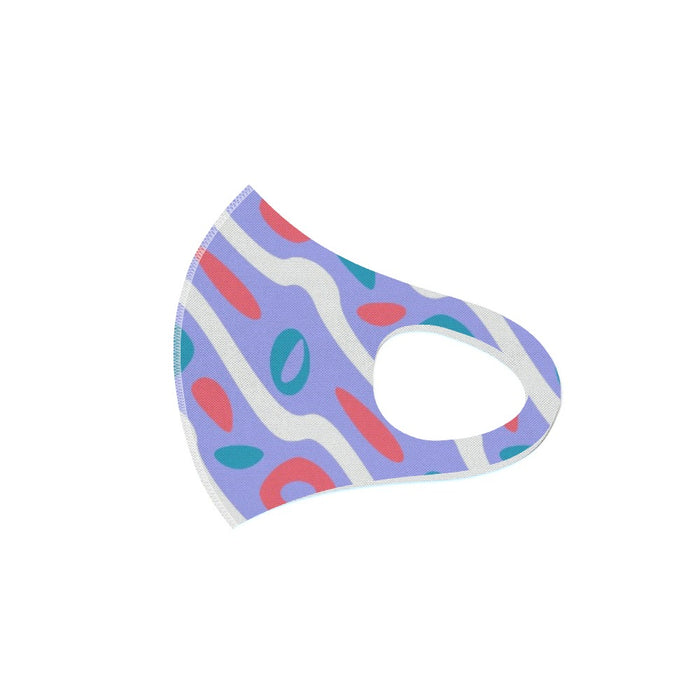 Ear Loop Mask - Pattern Violet - printonitshop