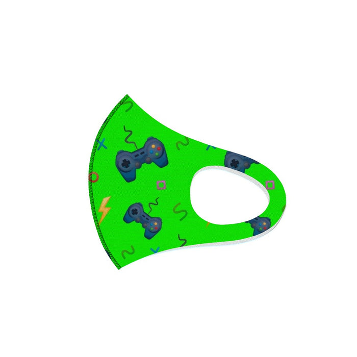 Ear Loop Mask - Bright Green Gaming - printonitshop