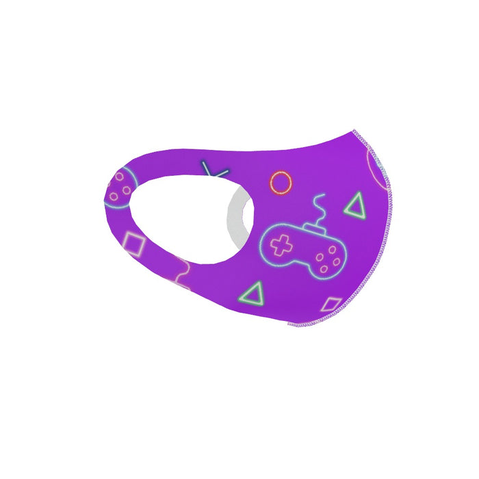 Ear Loop Mask - Gaming Neon Purple - printonitshop
